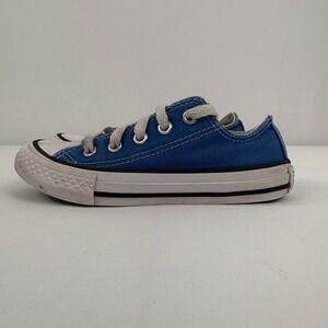 Converse Chuck Taylor All Star Low Top Blue Canvas Youth Shoes 335514F Size 11
